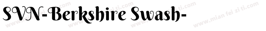 SVN-Berkshire Swash字体转换